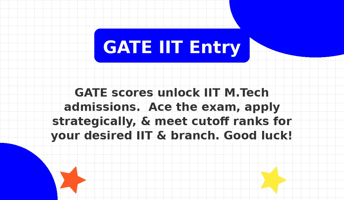 Can I Get Into IIT Through GATE? – Admission Process & Tips